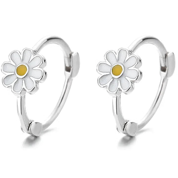 DAIIIBABYYY  -  Korean Sweet and Lovely Daisy Flower Earrings Women's Elegant Delicate Copper Earrings Holiday Party Jewellery Accessories
